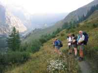 Ascent from Val Ferret